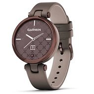 Garmin Lily Classic Dark Bronze/Paloma Leather Band - Smart Watch