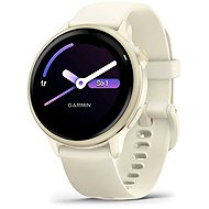 Garmin Vívoactive 6 Lunar Gold/Bone Band - Smart Watch