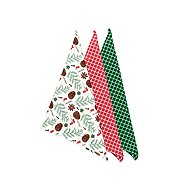 Forbyt Cotton towels 45 × 70 cm Christmas cones, 3 pcs - Kitchen Towel