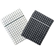 Jerry Fabrics Olga terry towels grey and white, 2 pcs - Kitchen Towel