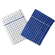Jerry Fabrics Olga terry towels blue and white, 2 pcs - Kitchen Towel