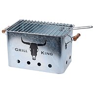 PROGARDEN Portable picnic grill GRILL KING silver - Grill