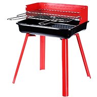 PROGARDEN Standing charcoal grill 36×45cm red - Grill