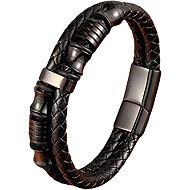 Predator Q1 Black Beautiful men's bracelet black 21 cm - Bracelet