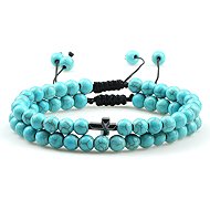 Predator Q1 Firwood men's bracelets blue, set of 2 - Bracelet