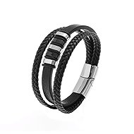 Predator Q1 Chronos men's bracelet black 21 cm - Bracelet