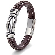 Predator Q1 Lily men's bracelet brown 22 cm - Bracelet