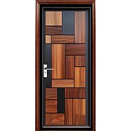 Predator Q1 Self-adhesive 2D wallpaper for doors, modern design - Self-Adhesive Wallpaper
