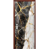 Predator Q1 Self-adhesive wallpaper 2D on the door, mix marble - Self-Adhesive Wallpaper