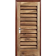 Predator Q1 Self-adhesive 2D wallpaper for doors, louver design - Self-Adhesive Wallpaper