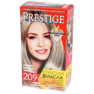 Vip's Prestige permanent cream hair colour 209 light ash blonde 115 ml - Hair Dye