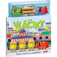 VLÁČIKY ¦ Knižka s magnetkami - 