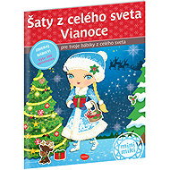 Šaty z celého sveta VIANOCE ¦ Kniha samolepiek - 