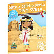 Šaty z celého sveta Divy Sveta – Kniha samolepiek - Charlotte Segond-Rabilloud; Julie Camel
