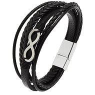 Predator Q1 Leather bracelet AL19354-3 in size 25 cm - Bracelet