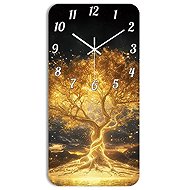 Predator Q1 Nástěnné hodiny, strom života, 58 cm × 29 cm - Wall Clock