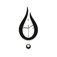 Predator Q1 Nástěnné hodiny ve tvaru kapky 26 cm × 50 cm - Wall Clock