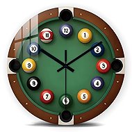 Predator Q1 Wall Clock sports motif billiards 35 cm × 35 cm - Wall Clock