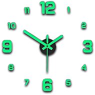 Predator Q1 Nalepovací fosforové nástěnné hodiny, 40 cm × 40 cm - Wall Clock