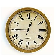 Predator Q1 Retro nástěnné hodiny, úložné hodiny se sejfem a prostorem na šperky 25 cm × 25 cm - Wall Clock