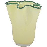 Present time Glass vase RUFFLES, 22 cm - Vase