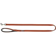 PREMIUM Leash with filled handle, rusty M-L - Leash