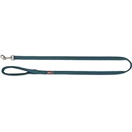 PREMIUM Leash with filled handle, petrol M-L - Leash