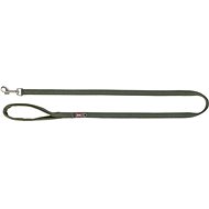 PREMIUM Leash with filled handle, olive green M-L - Leash