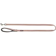 PREMIUM Leash with filled handle, sand XS-S - Leash