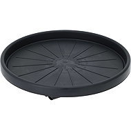 ProGarden, Pot mat on wheels, black, diameter 30 cm - Plant Saucer