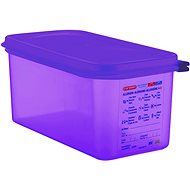 ARAVEN PP GN 1/3 6 l, purple, airtight, anti-allergenic - Gastro Container