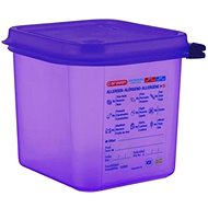 ARAVEN PP GN 1/6 2.6 l, purple, airtight, anti-allergenic - Gastro Container
