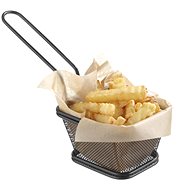 HENDI serving mini frying basket stackable black 425671 - Gastro Container