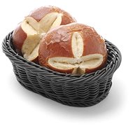 HENDI oval bread basket black 426777 - Bread Basket