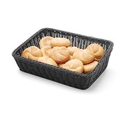 HENDI basket for bakery products black bevel 426678 - Bread Basket