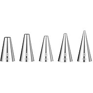 HENDI 5 Piece Smooth Nozzle Set 551691 - Cake Decorating Tool