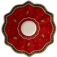 Villeroy & Boch Christmas saucer Toy's Delight for coffee or tea cup, red - Saucer