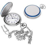 PRIM Pocket Present, silver/dark blue - W04P.13189. B - Pocket Watch