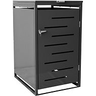 Aga Bin shelter 66 × 80 × 116 cm grey - Bin Shed