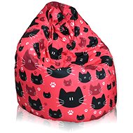 PrimaBag Sako Grafic TD313 - kočky - Bean Bag