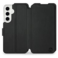Mobiwear Soft Touch flip pro Samsung Galaxy S24 Plus - Černé - Phone Case