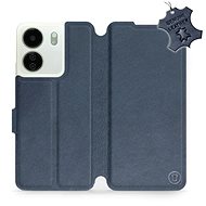 Leather Mobiwear flip for Xiaomi Redmi 13C - Blue - L_NBS - Phone Case