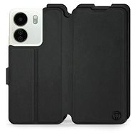 Mobiwear Soft Touch flip pro Xiaomi Redmi 13C - Černé - Phone Case