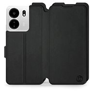 Mobiwear Soft Touch flip pro Xiaomi Poco C65 - Černé - Phone Case