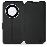 Mobiwear Soft Touch flip pro Honor Magic5 Lite 5G - Černé - Phone Case