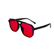 Uvtech Sleep-3M men's stylish blue light blocking glasses, red - Computer Glasses
