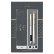 PARKER Jotter Stainless Steel GT Duo Set - Stationery Set