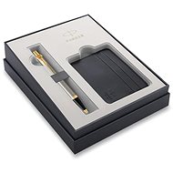 PARKER IM Brushed Metal GT with Card Holder - Ballpoint Pen