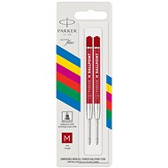 PARKER QuinkFlow M, rot - 2er-Pack - Füllung für Kugelschreiber