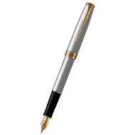PARKER Sonnet Stainless Steel GT - Fountain Pen